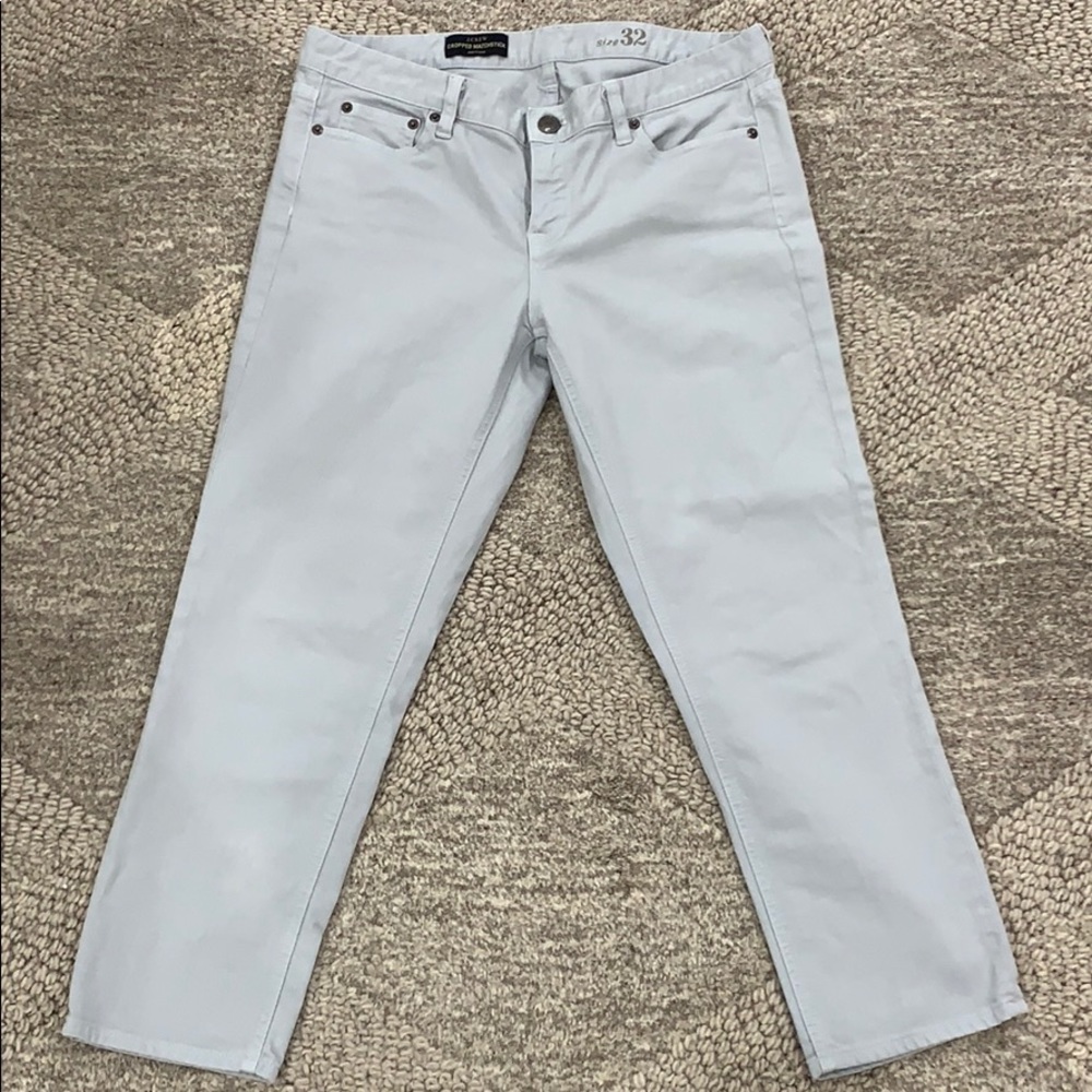 Jcrew cropped matchstick jeans